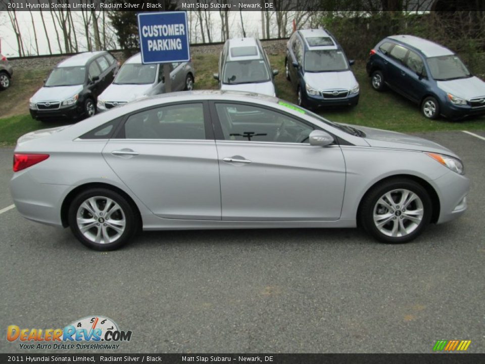 2011 Hyundai Sonata Limited Radiant Silver / Black Photo #5