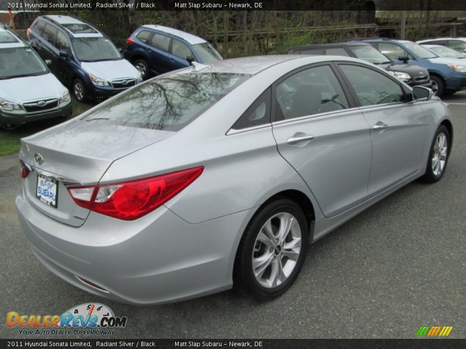 2011 Hyundai Sonata Limited Radiant Silver / Black Photo #6