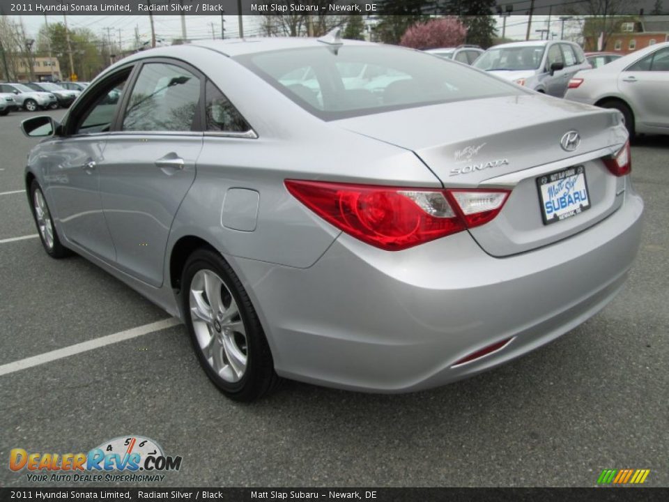 2011 Hyundai Sonata Limited Radiant Silver / Black Photo #8