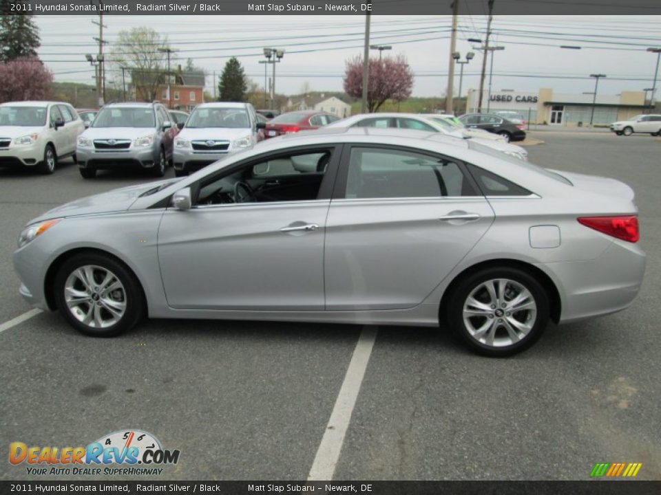 2011 Hyundai Sonata Limited Radiant Silver / Black Photo #9