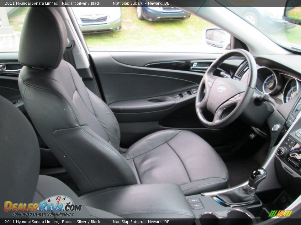 2011 Hyundai Sonata Limited Radiant Silver / Black Photo #15