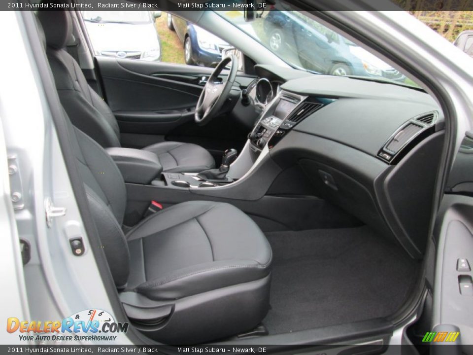 2011 Hyundai Sonata Limited Radiant Silver / Black Photo #16