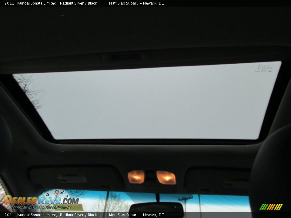 2011 Hyundai Sonata Limited Radiant Silver / Black Photo #21