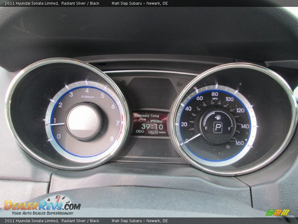 2011 Hyundai Sonata Limited Gauges Photo #25