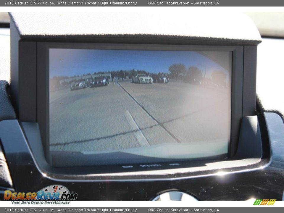 2013 Cadillac CTS -V Coupe White Diamond Tricoat / Light Titanium/Ebony Photo #27