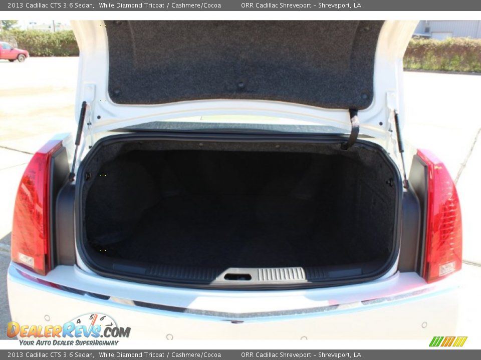 2013 Cadillac CTS 3.6 Sedan White Diamond Tricoat / Cashmere/Cocoa Photo #23