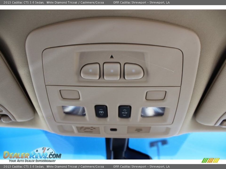 2013 Cadillac CTS 3.6 Sedan White Diamond Tricoat / Cashmere/Cocoa Photo #33