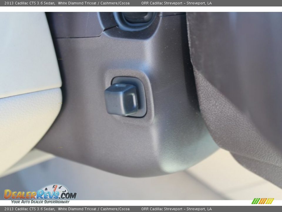 2013 Cadillac CTS 3.6 Sedan White Diamond Tricoat / Cashmere/Cocoa Photo #34