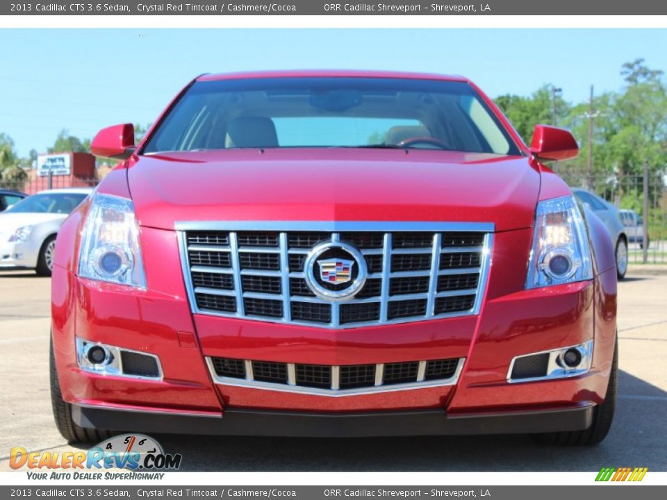 2013 Cadillac CTS 3.6 Sedan Crystal Red Tintcoat / Cashmere/Cocoa Photo #7