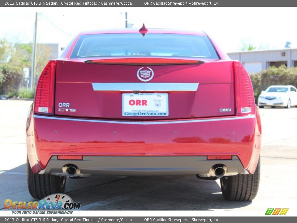 2013 Cadillac CTS 3.6 Sedan Crystal Red Tintcoat / Cashmere/Cocoa Photo #8
