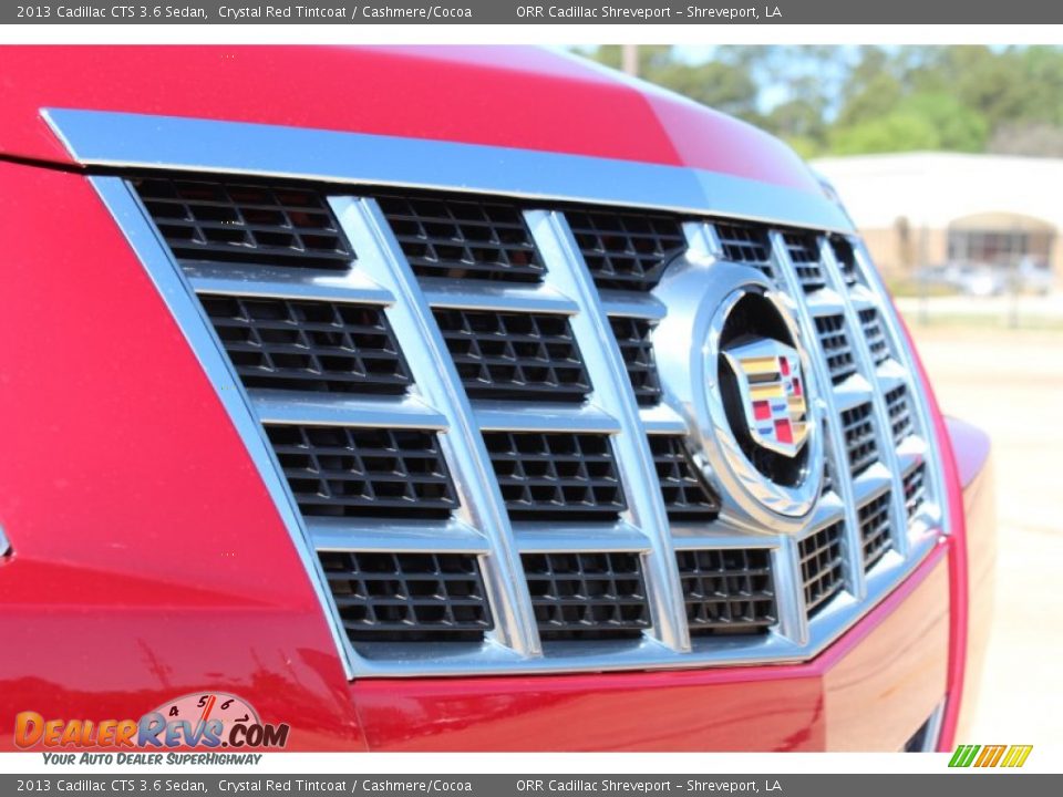 2013 Cadillac CTS 3.6 Sedan Crystal Red Tintcoat / Cashmere/Cocoa Photo #9