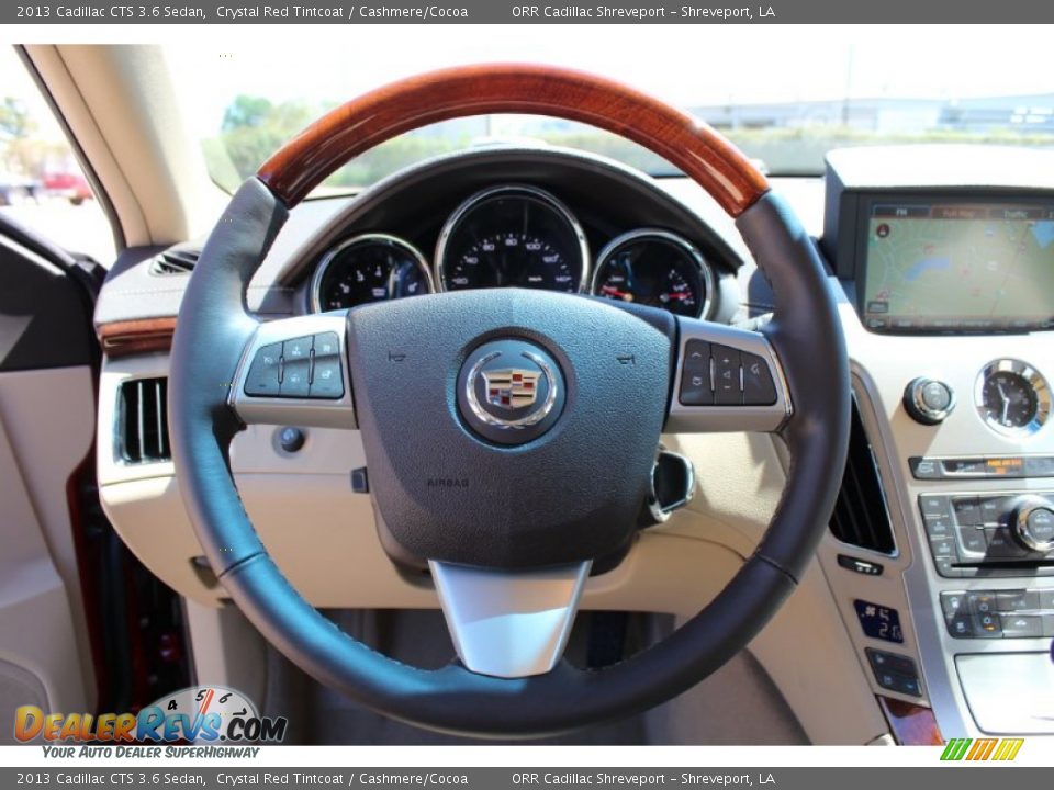 2013 Cadillac CTS 3.6 Sedan Steering Wheel Photo #14
