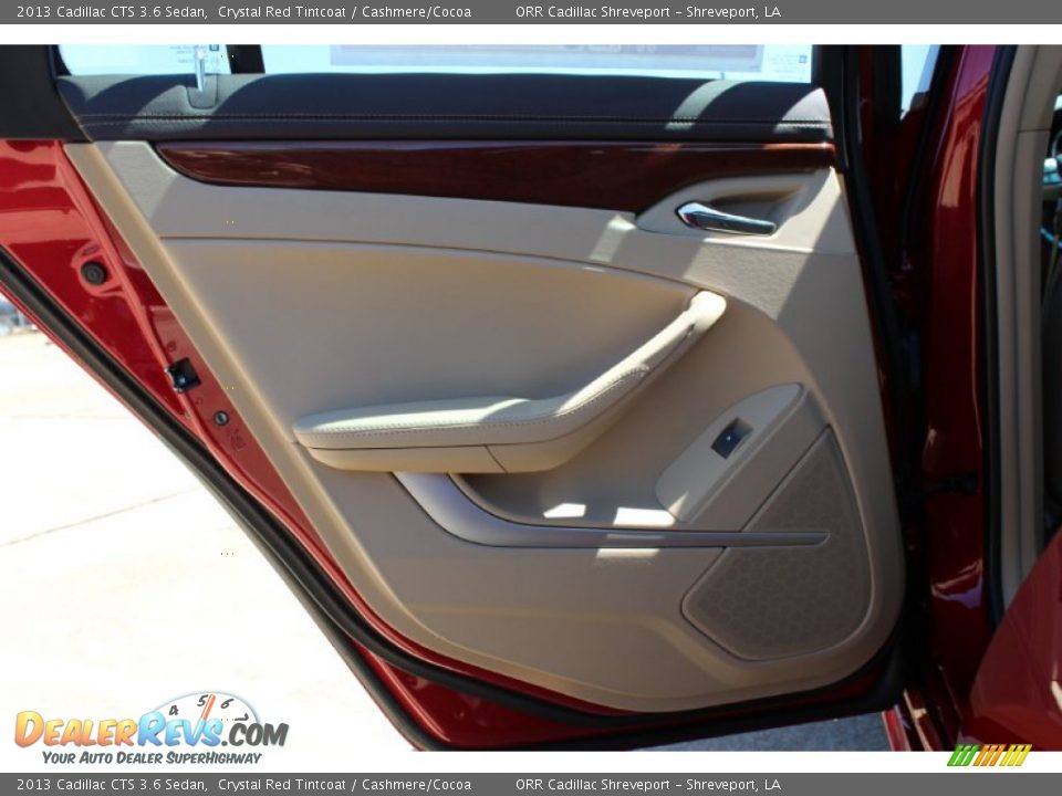 2013 Cadillac CTS 3.6 Sedan Crystal Red Tintcoat / Cashmere/Cocoa Photo #18