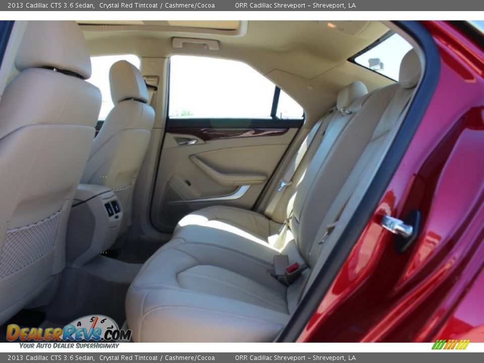 2013 Cadillac CTS 3.6 Sedan Crystal Red Tintcoat / Cashmere/Cocoa Photo #19