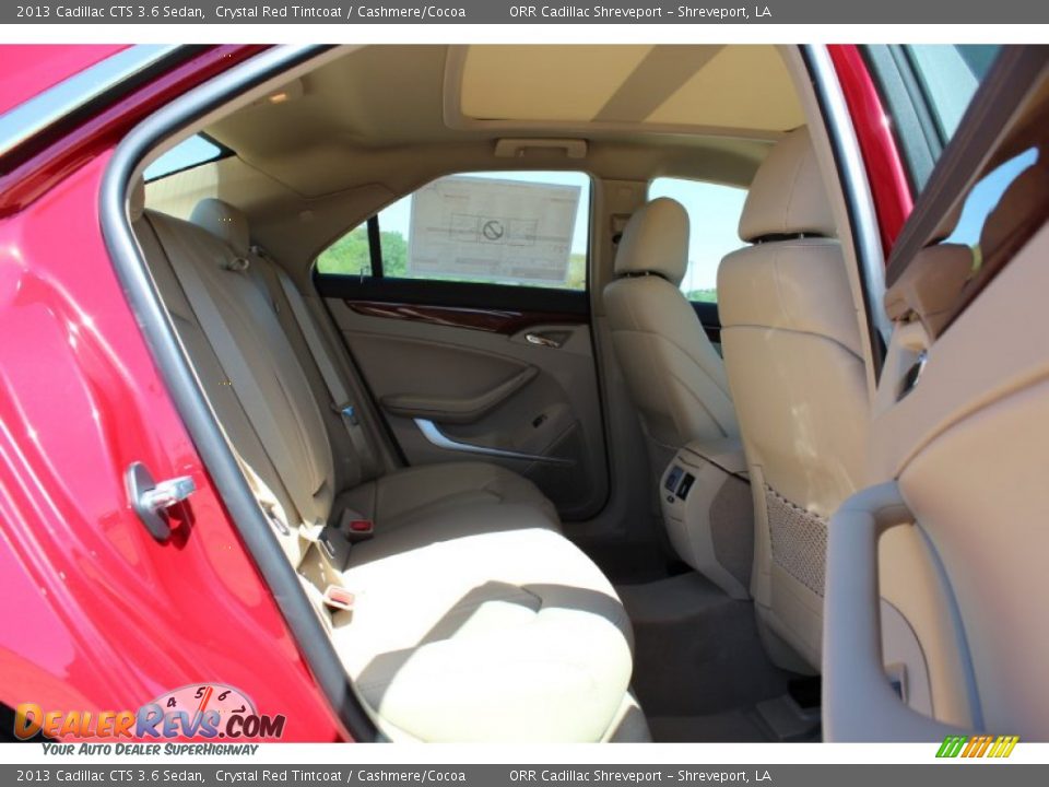 2013 Cadillac CTS 3.6 Sedan Crystal Red Tintcoat / Cashmere/Cocoa Photo #21