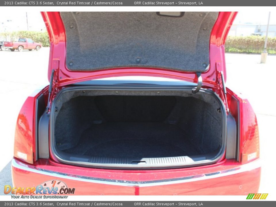 2013 Cadillac CTS 3.6 Sedan Crystal Red Tintcoat / Cashmere/Cocoa Photo #22