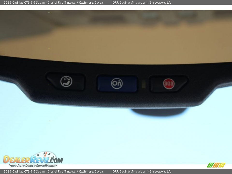 2013 Cadillac CTS 3.6 Sedan Crystal Red Tintcoat / Cashmere/Cocoa Photo #27