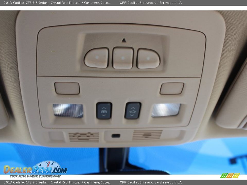 2013 Cadillac CTS 3.6 Sedan Crystal Red Tintcoat / Cashmere/Cocoa Photo #28