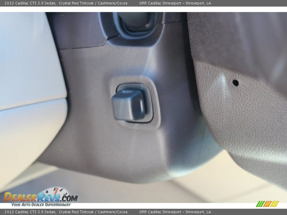 2013 Cadillac CTS 3.6 Sedan Crystal Red Tintcoat / Cashmere/Cocoa Photo #32
