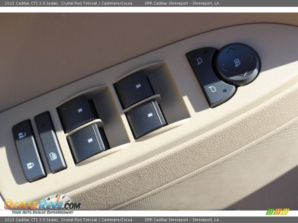 2013 Cadillac CTS 3.6 Sedan Crystal Red Tintcoat / Cashmere/Cocoa Photo #33