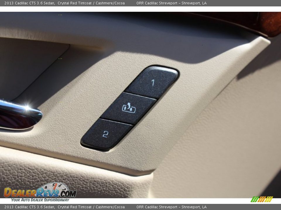2013 Cadillac CTS 3.6 Sedan Crystal Red Tintcoat / Cashmere/Cocoa Photo #34