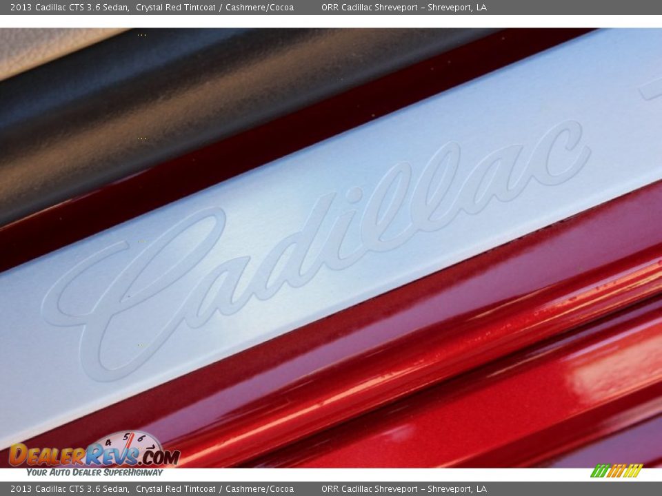2013 Cadillac CTS 3.6 Sedan Crystal Red Tintcoat / Cashmere/Cocoa Photo #36