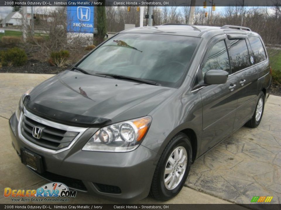 2008 Honda Odyssey EX-L Nimbus Gray Metallic / Ivory Photo #1