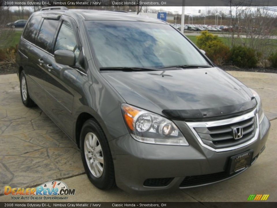 2008 Honda Odyssey EX-L Nimbus Gray Metallic / Ivory Photo #3