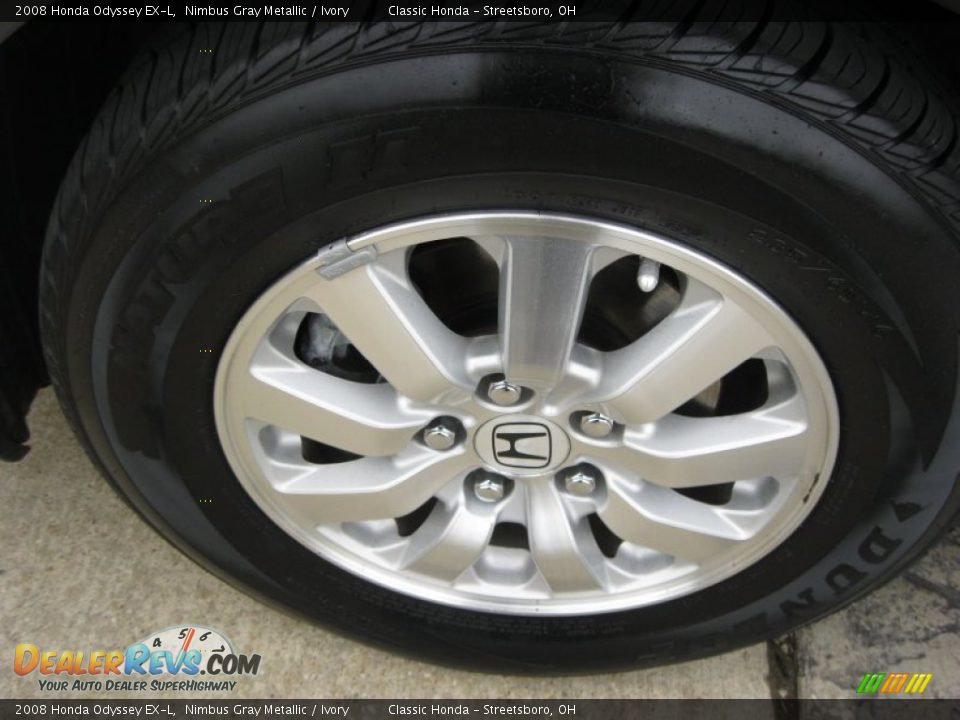 2008 Honda Odyssey EX-L Nimbus Gray Metallic / Ivory Photo #9