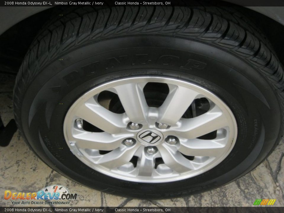 2008 Honda Odyssey EX-L Nimbus Gray Metallic / Ivory Photo #10