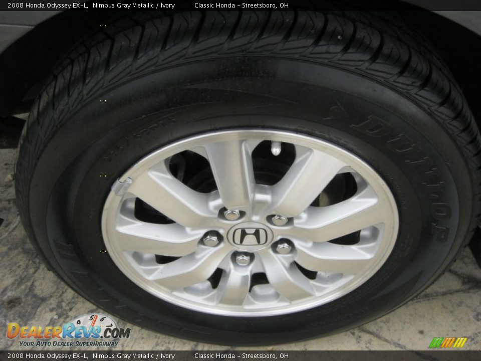 2008 Honda Odyssey EX-L Nimbus Gray Metallic / Ivory Photo #11