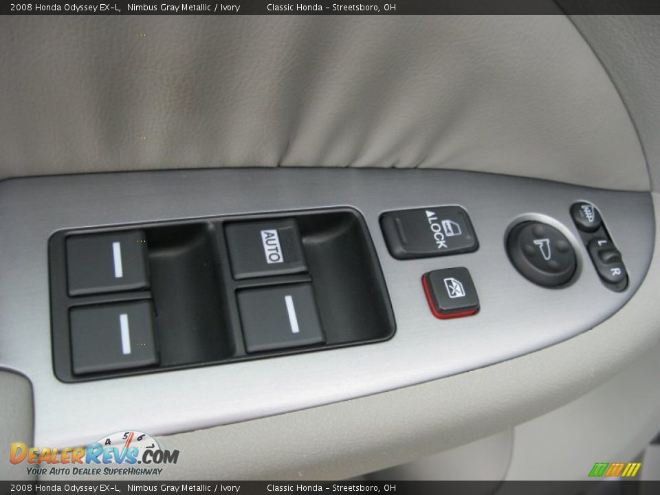 2008 Honda Odyssey EX-L Nimbus Gray Metallic / Ivory Photo #14