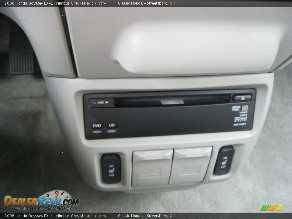 2008 Honda Odyssey EX-L Nimbus Gray Metallic / Ivory Photo #26
