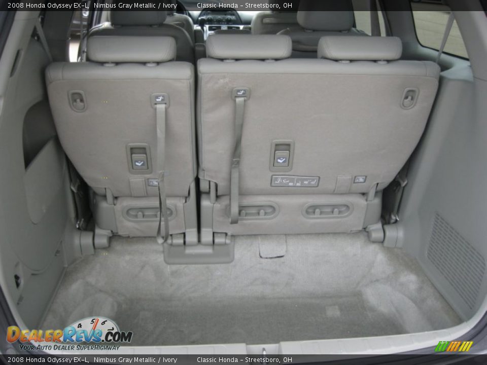 2008 Honda Odyssey EX-L Nimbus Gray Metallic / Ivory Photo #31