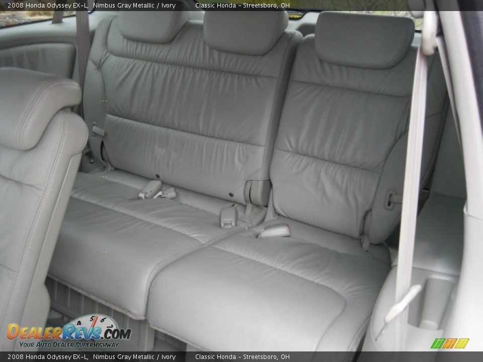 2008 Honda Odyssey EX-L Nimbus Gray Metallic / Ivory Photo #32