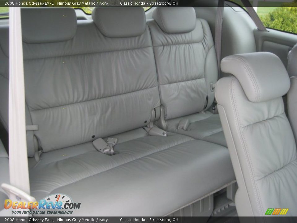 2008 Honda Odyssey EX-L Nimbus Gray Metallic / Ivory Photo #33