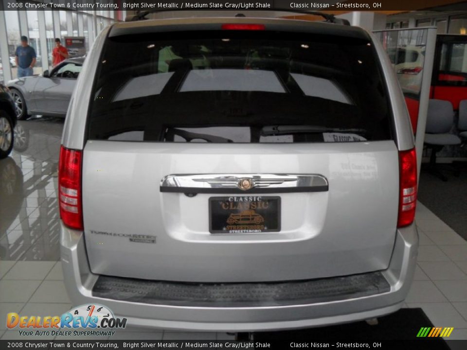 2008 Chrysler Town & Country Touring Bright Silver Metallic / Medium Slate Gray/Light Shale Photo #10