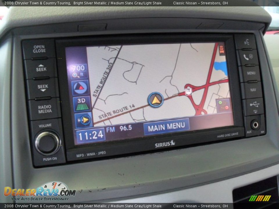 2008 Chrysler Town & Country Touring Bright Silver Metallic / Medium Slate Gray/Light Shale Photo #30