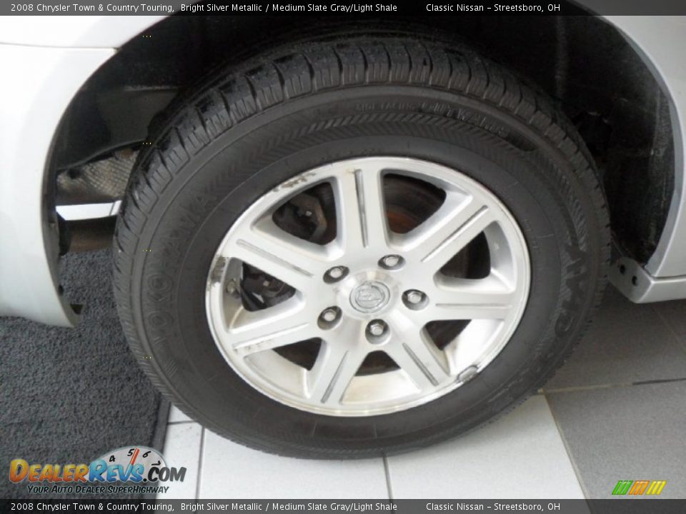 2008 Chrysler Town & Country Touring Bright Silver Metallic / Medium Slate Gray/Light Shale Photo #34