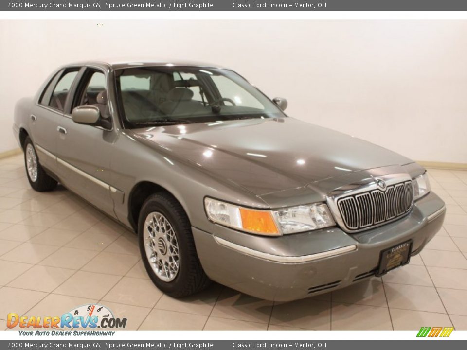 2000 Mercury Grand Marquis GS Spruce Green Metallic / Light Graphite Photo #1