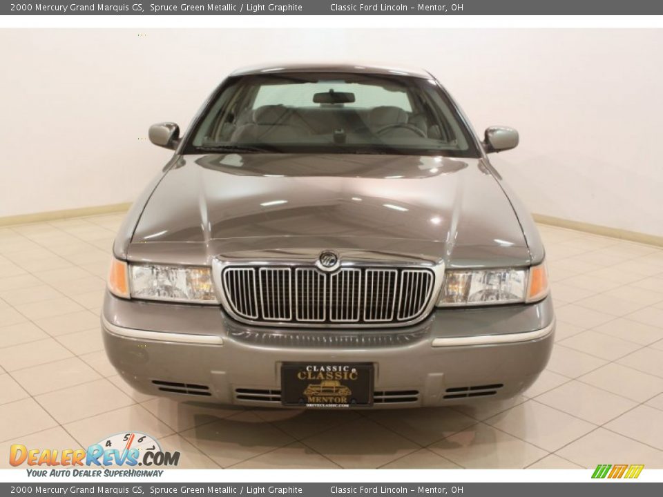 2000 Mercury Grand Marquis GS Spruce Green Metallic / Light Graphite Photo #2