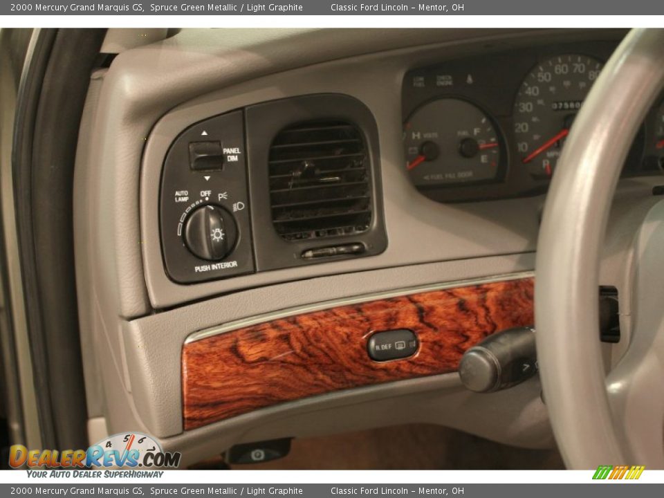 2000 Mercury Grand Marquis GS Spruce Green Metallic / Light Graphite Photo #6