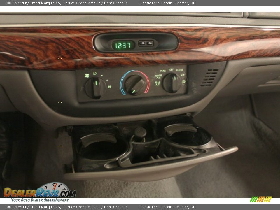 2000 Mercury Grand Marquis GS Spruce Green Metallic / Light Graphite Photo #12