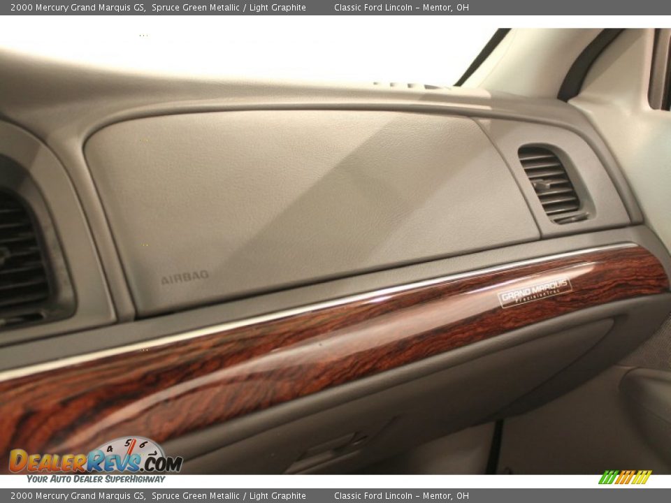 2000 Mercury Grand Marquis GS Spruce Green Metallic / Light Graphite Photo #13