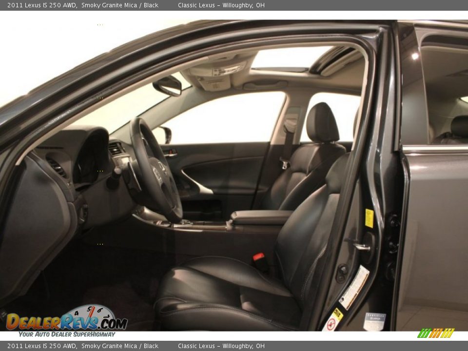 2011 Lexus IS 250 AWD Smoky Granite Mica / Black Photo #8