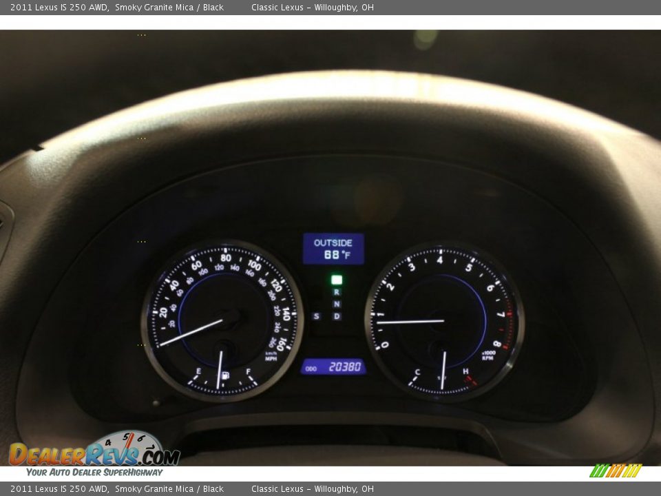 2011 Lexus IS 250 AWD Gauges Photo #11