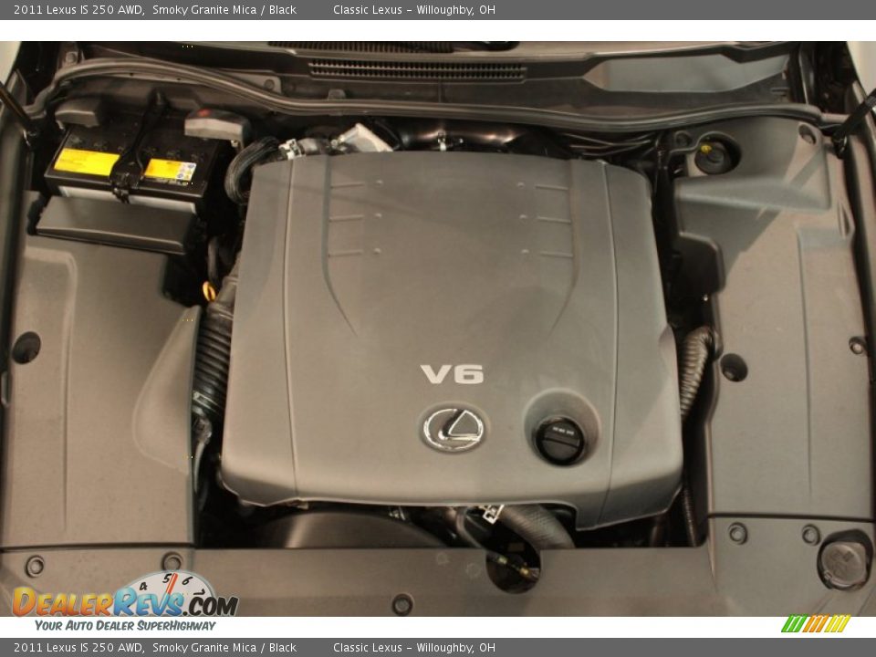 2011 Lexus IS 250 AWD Smoky Granite Mica / Black Photo #21