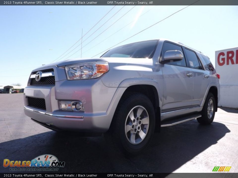 2013 Toyota 4Runner SR5 Classic Silver Metallic / Black Leather Photo #3