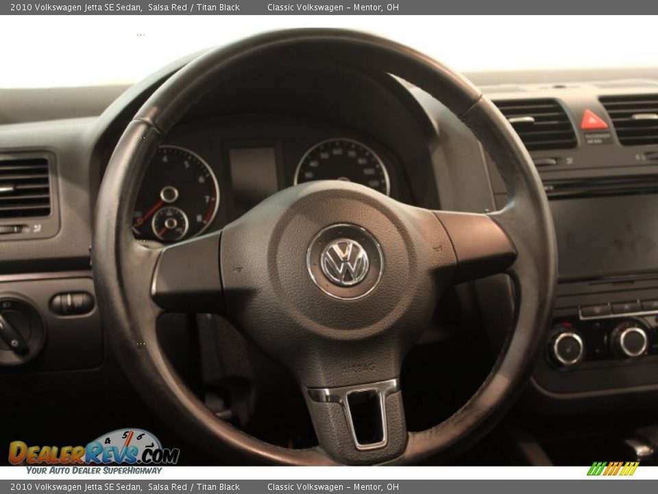 2010 Volkswagen Jetta SE Sedan Steering Wheel Photo #7
