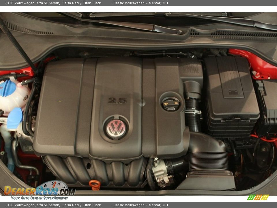 2010 Volkswagen Jetta SE Sedan 2.5 Liter DOHC 20-Valve 5 Cylinder Engine Photo #23